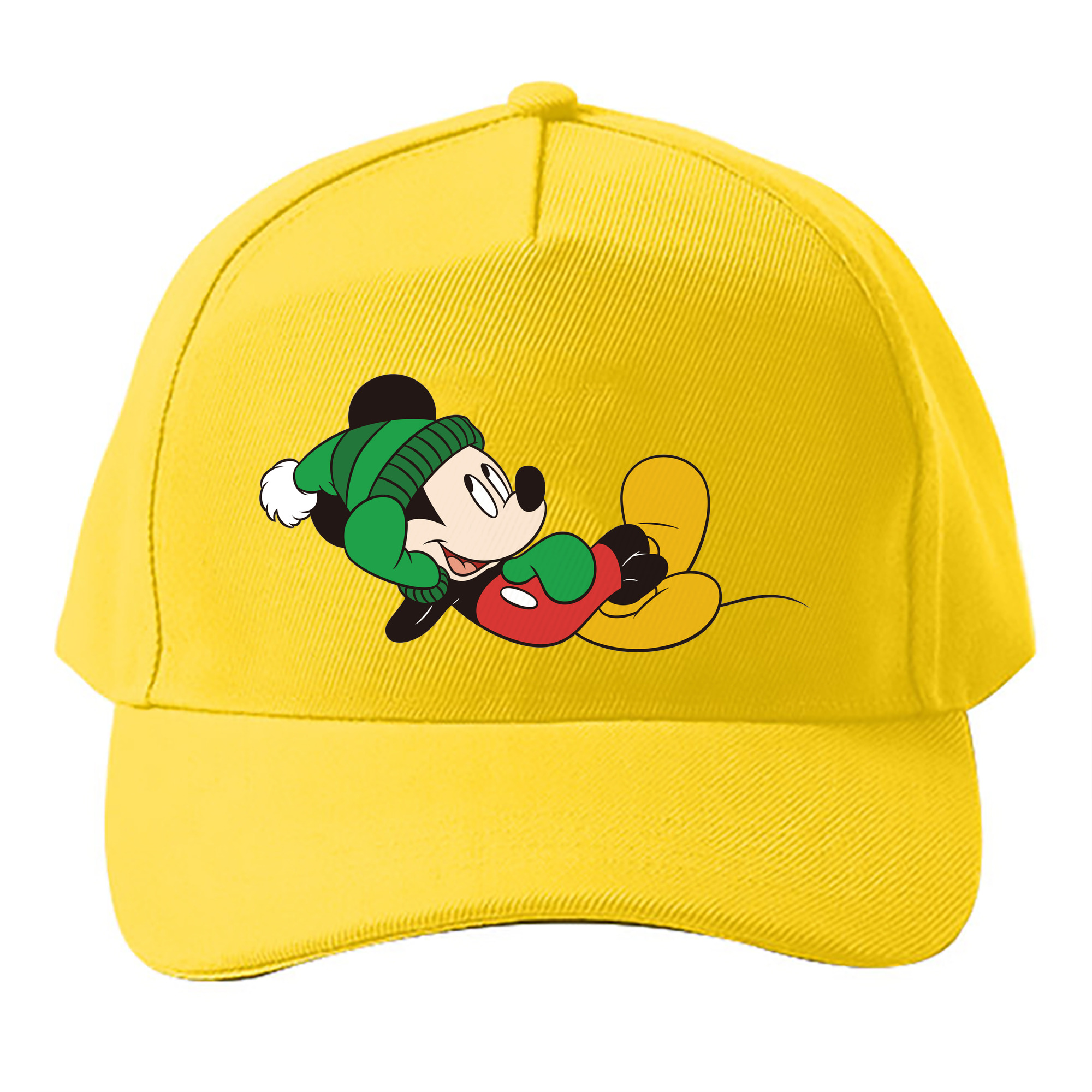 （画像用） ミッキーマウス Mickey Mouse ベースボールキャップ 綿100％ 男女兼用 帽子 スポーツ